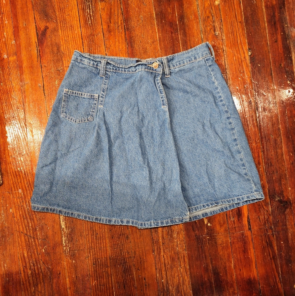 Vintage Y2K Faded Glory Denim Skort